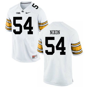 #54 Daviyon Nixon Hawkeyes Men Football Jerseys White