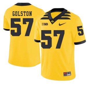 #57 Chauncey Golston University of Iowa Men 2019 Alternate Player Jersey Gold