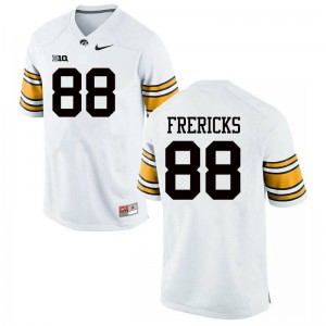 #88 Jackson Frericks Hawkeyes Men University Jerseys White