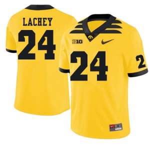 #24 Luke Lachey Hawkeyes Men Embroidery Jerseys Gold