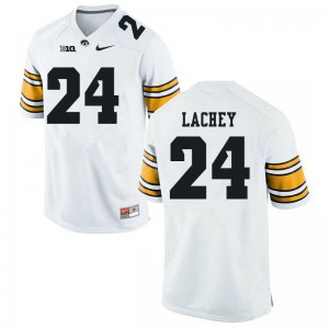 #24 Luke Lachey Iowa Men Stitched Jersey White