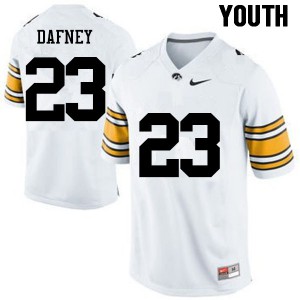 #23 Dominique Dafney Iowa Youth University Jersey White