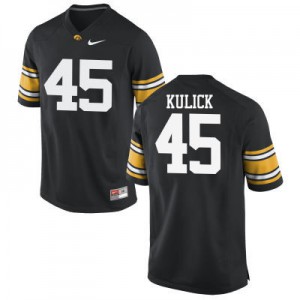 #45 Drake Kulick Iowa Men Stitched Jerseys Black