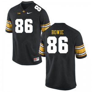 #86 Jeff Bowie Iowa Men Football Jerseys Black