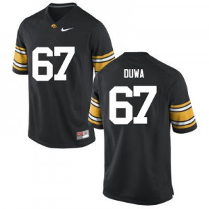 #67 Levi Duwa Iowa Men Stitched Jerseys Black