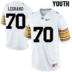 #70 Lucas LeGrand Iowa Youth High School Jerseys White