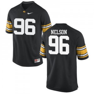 #96 Matt Nelson Iowa Men Stitched Jerseys Black