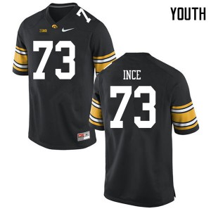 #73 Cody Ince Iowa Hawkeyes Youth Player Jerseys Black