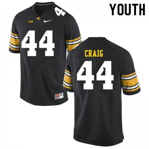 #44 Deontae Craig Iowa Youth Official Jersey Black