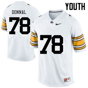 #78 Andrew Donnal Iowa Youth Player Jersey White