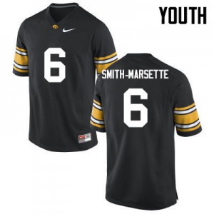 #6 Ihmir Smith-Marsette Hawkeyes Youth Official Jersey Black